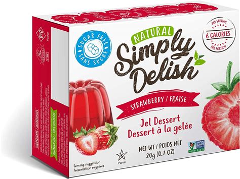 Simply Delish Strawberry Jel Dessert 20 G Au Pantry Food
