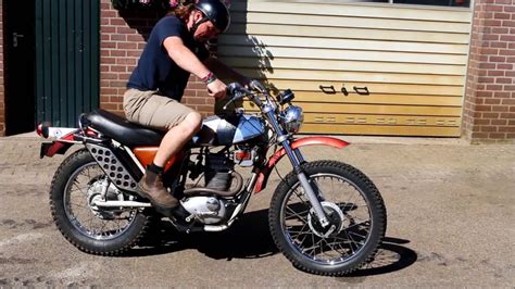 Bsa Victor B25t Trial Enduro Cross From 1971 Youtube