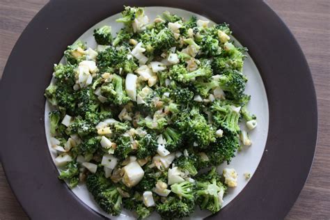 Place on stove under high heat until it boils. Cooking For A Better Tomorrow: Warm Broccoli Salad with Hard Boiled Egg Crumble