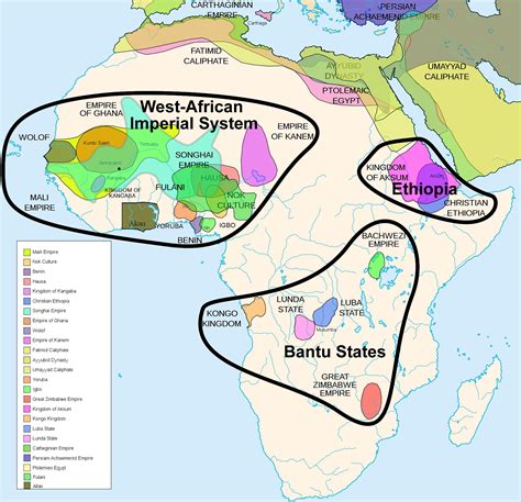 Mapa Reinos De Africa