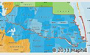 Political Shades Map Of ZIP Codes Starting With 785