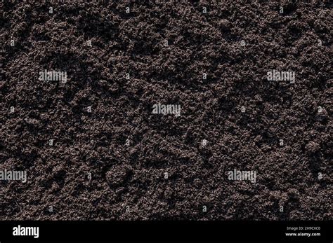 Soil Texture Background Black Soil Land For Plant Growth Background