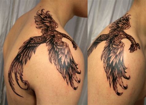 20 Best Phoenix Bird Tattoo Designs Dotcave