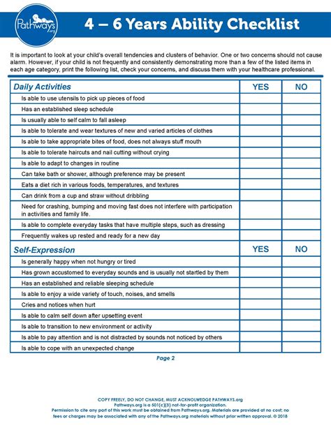 Download Our Free Ability Checklist To Help Track Your Childs