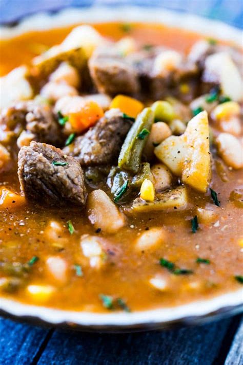 Cook and stir until vegetables are soft, about 5 minutes. Homemade Vegetable Beef Soup-- A super flavorful Instant ...