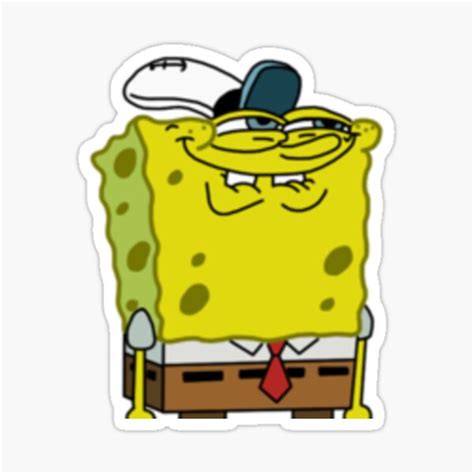 Laughing Spongebob Meme Sticker For Sale By Beajoliveros Redbubble