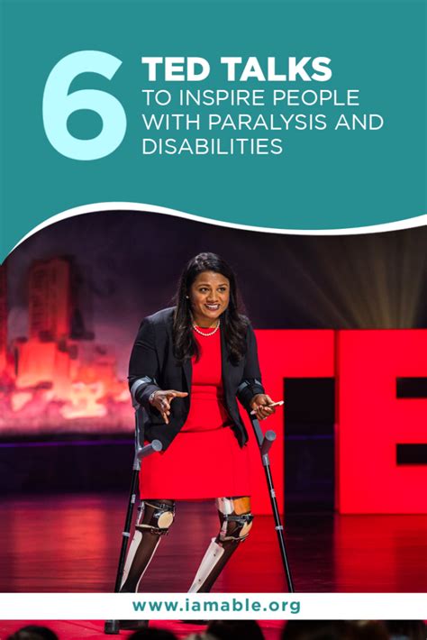 6 Ted Talks To Inspire People With Paralysis And Disabilities