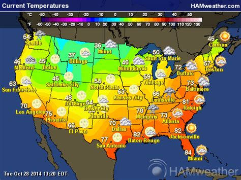 Weather Map Of Us Today Map