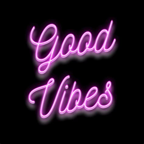 Good Vibes Neon Light — Dudus Online
