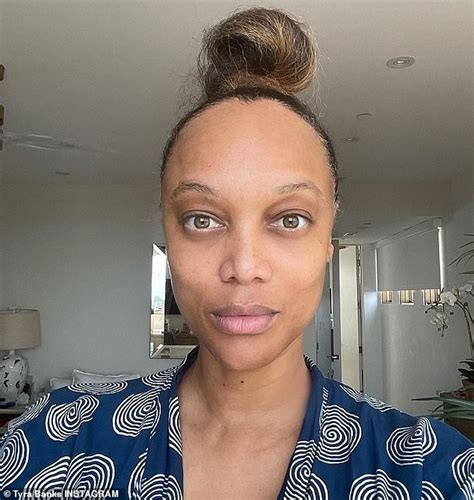 Tyra Banks Posts Without Makeup In Peek Of Stars Natural Beauty Big