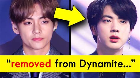 Bts members pose at the virtual press conference for dynamite ahead of the music video release. BTS Member Removed From 'Dynamite', Fans' Protest - YouTube