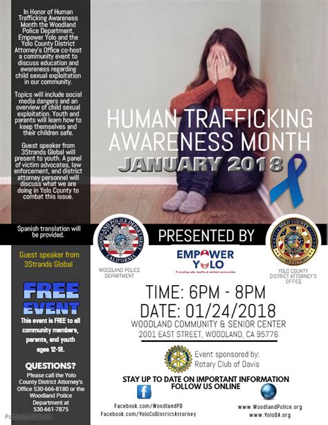 Human Trafficking Flyer 2018 Empower Yolo