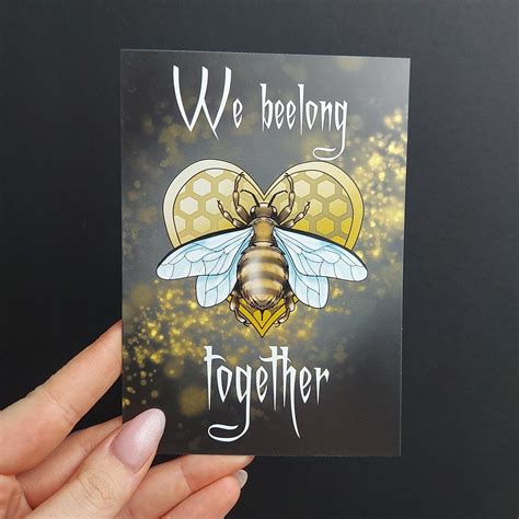 Lovebugs Postkarte "We beelong together" – FinestObituaries