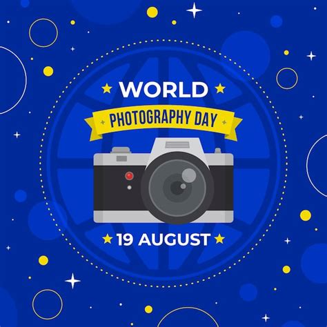 Free Vector World Photography Day Illustrated