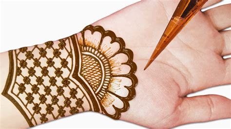 Easy Mehndi Design For Front Hands Beautiful And Simple Mehndi Design