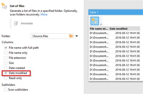 How To Load Multiple Files With Their Last Modified Date Easymorph