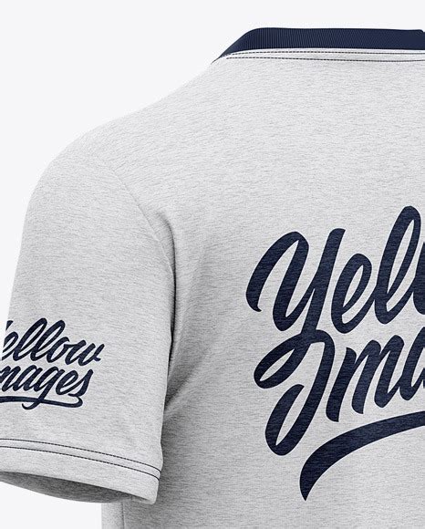 V Neck T Shirt On Yellow Images Object Mockups