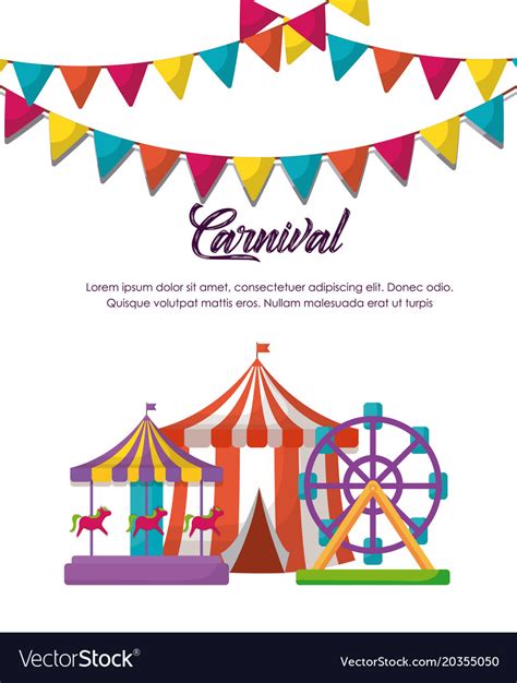 Carnival Circus Design Royalty Free Vector Image