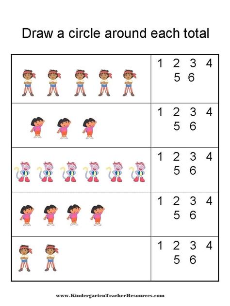 Number Worksheet For Kindergarten Worksheet24