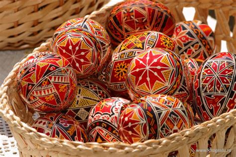 Romanian Easter Traditions Painted Eggs Copyright Dinu Lazar