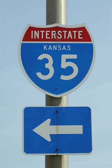 Kansas Interstate 35 Aaroads Shield Gallery