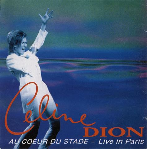 Celine Dion Au Coeur Du Stade Live In Paris 1999 Cd Discogs