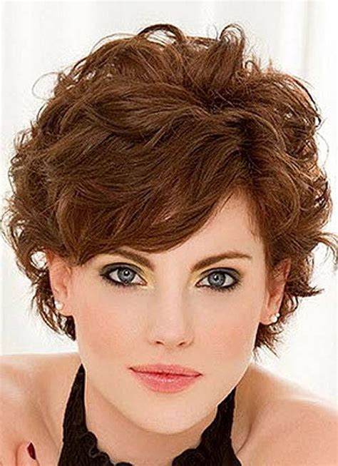 Short Wavy Hairstyles For Thick Hair Fine Curly Hair Short Hair Styles Short Curly