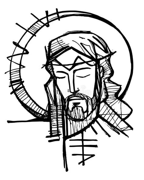Jesus Face Ilustrações Vetores E Clipart De Stock 199 Stock