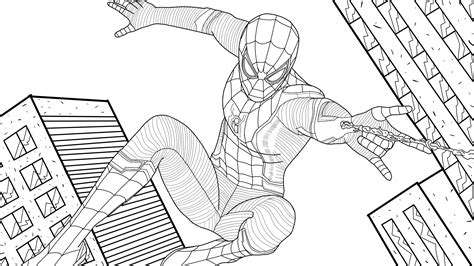 Spiderman far from home s to print. Spider Man | Superhero Coloring Pages