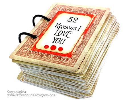 So here we are, trying to help you with this list of 100 reasons why i love you. 52 Reasons I Love You Cards Tutorial | PaperVine