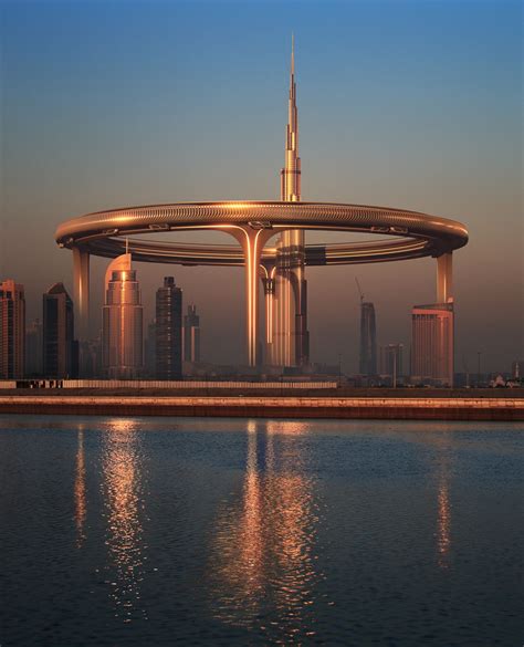 Downtown Circle Dubai Architects Design A Massive Ring To Encircle The