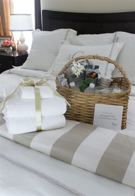 Overnight Guest Welcome Basket Guest Room Decor Guest Bedroom Decor