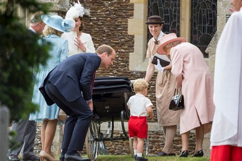 Princess Charlotte S Christening Huge Crowds Gather To See Kate William George And Charlotte
