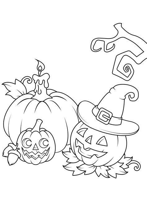 Dibujos Para Colorear De Halloween Calabazas Dibujos Para Colorear My