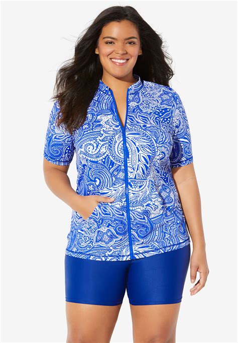 Can i pay credit card? meaning can i pay with my credit card? does sound incorrect to my (native english speaker) ear, but it's exactly the same i can't say why cash sounds correct and credit card doesn't, but it may just come down to familiarity with a colloquialism, and the difference in words. Zip-Front Swim Tee| Plus Size Swim Shirts | Full Beauty