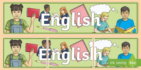 English Display Banner