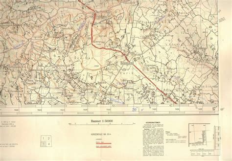 1952 Original Military Topographic Map Obrenovac Sava Serbia Yugoslavia