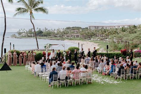 A White Orchid Wedding At The Four Seasons Maui Hawaii Destination