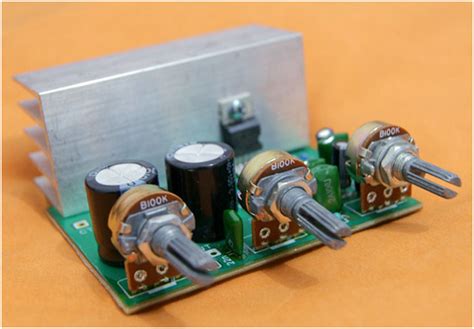 Skema Rangkaian Power Amplifer Tda 2030 Watt Dengan Tone Control Foxify