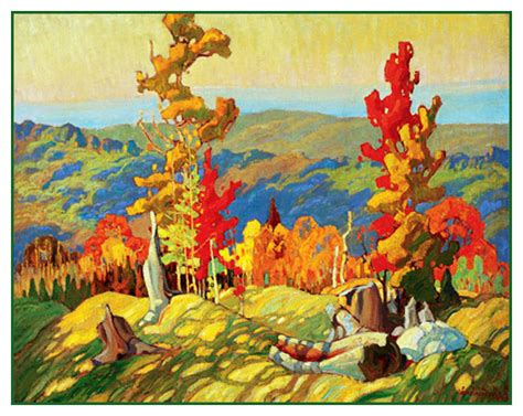 Franklin Carmichaels Autumn In The Northland Canada Landscape Counted