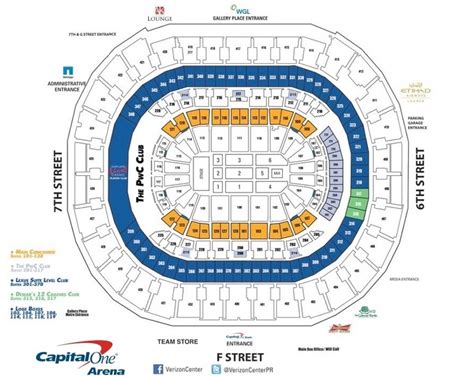 Elegant As Well As Interesting Washington Capitals Seating Chart In