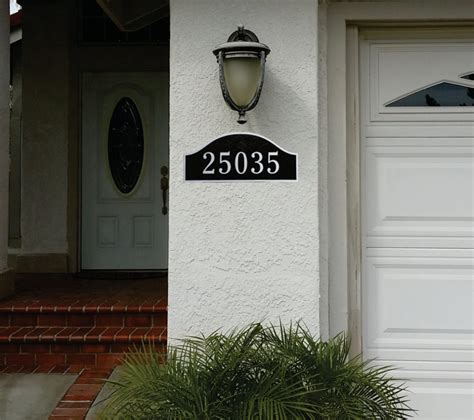 Home Address Plaques - Southern California Bronze Co.