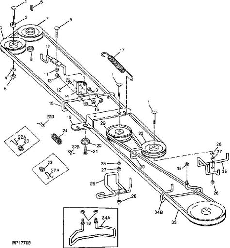 Step By Step Guide John Deere Lt155 38 Deck Belt Diagram Explained