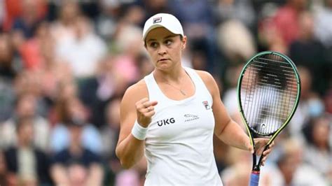 Wimbledon Ashleigh Barty Beats Ajla Tomljanovic To Reach Semi