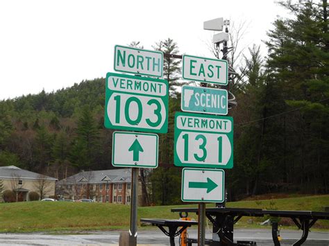 Vermont Highway Signs Proctorsville Vermont Flickr