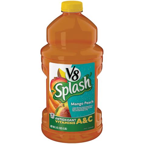 V8 Splash Mango Peach Juice 96 Fl Oz