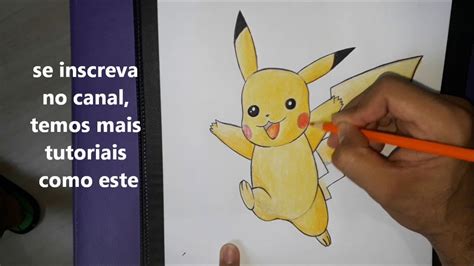 Como Desenhar O Pikachu Passo A Passo Parte 2 Pintura Pikachu