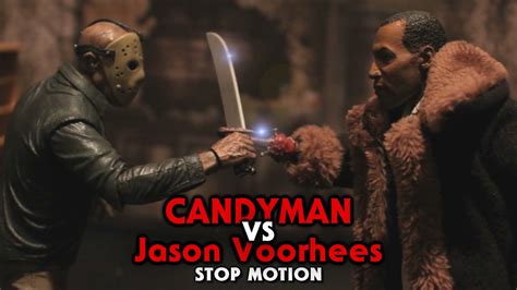 Candyman Vs Jason Voorhees Stop Motion Youtube