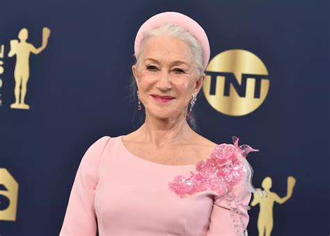 Helen Mirren SAG Lifetime Achievement Winner Says She Owes Her Success To Mantra Be On Time