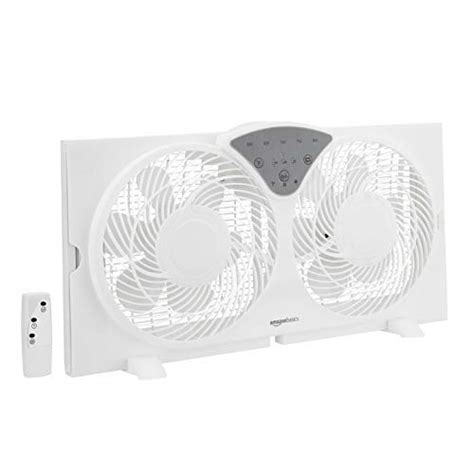 Holmes Dual 8 Blade Twin Window Fan With Led One Touch Thermostat Vs